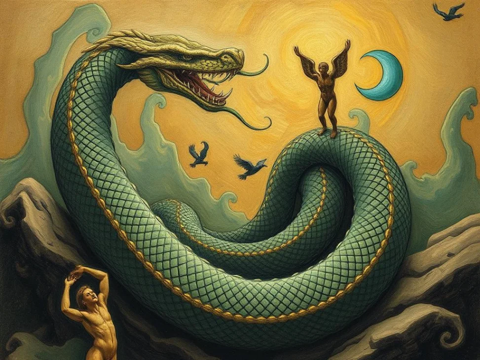 The Serpent’s Tale: Rebirth and Healing in Mythology